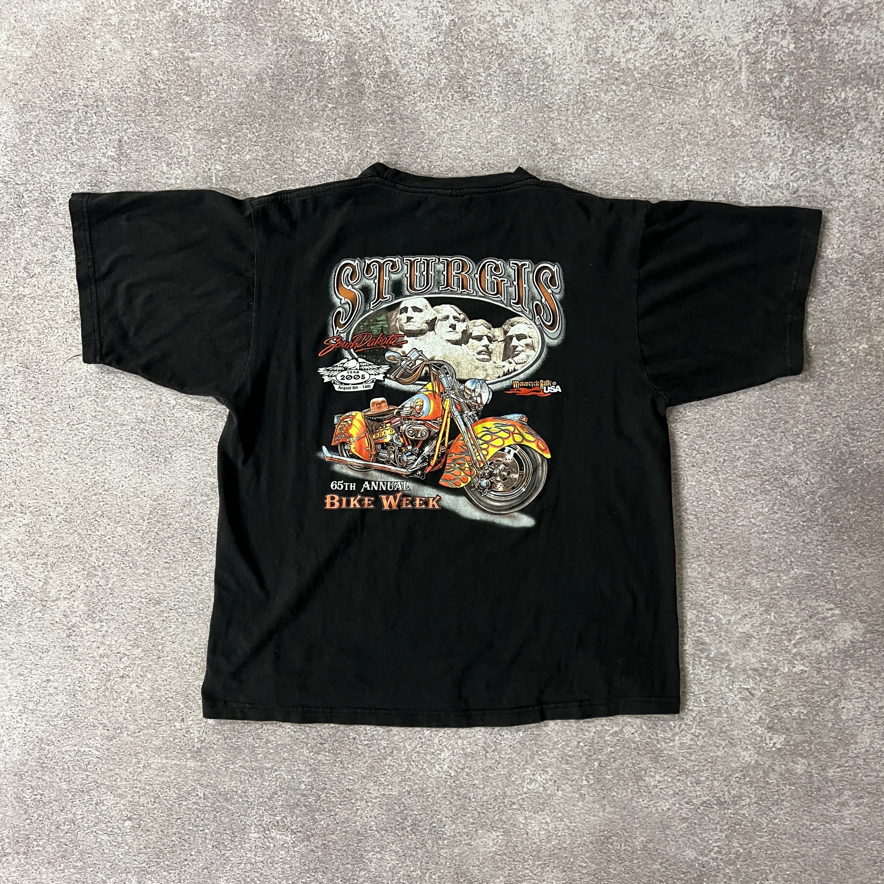 Y2K Cotton Heritage South Dakota Distressed Tee XL