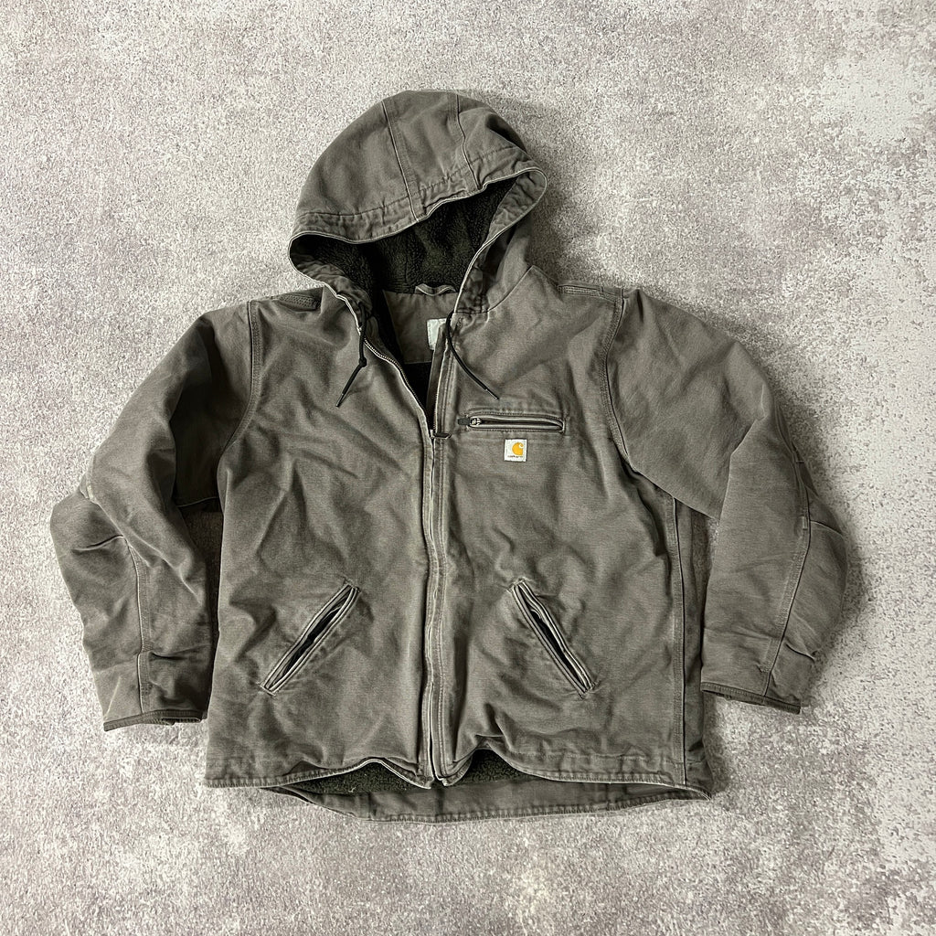 Y2K Carhartt Gray Heavyweight Jacket XL