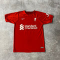 2020s Liverpool Mo Salah Nike Red Back Graphic Jersey L