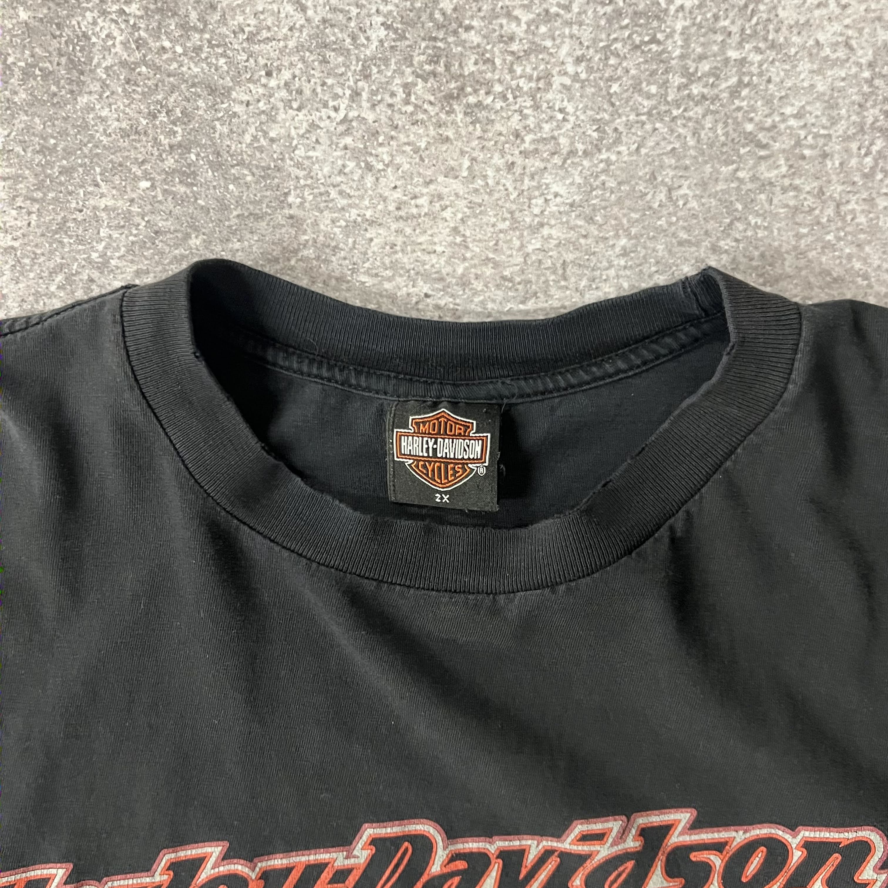 Y2K Harley Davidson Rochester, NH Worn In Tee XL