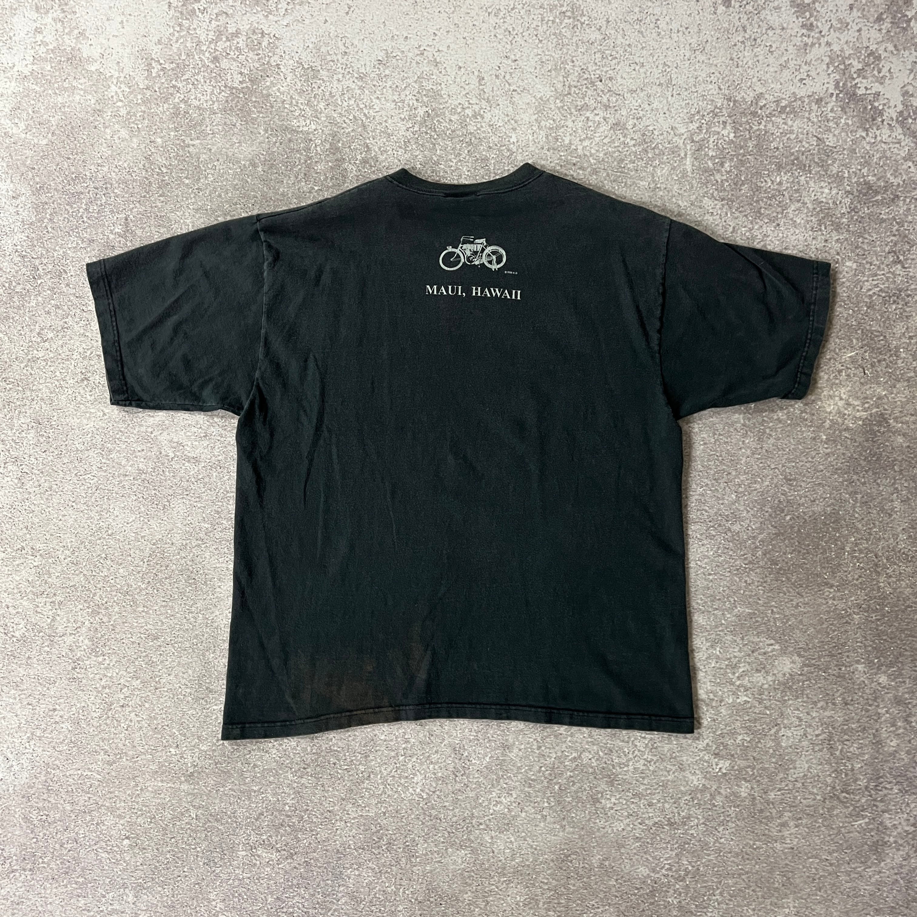 90s Harley Davidson Maui, Hawaii Distressed Tee XL