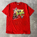 1990 Magic Mile at Du Quoin IL Motorsports Big Logo Back Graphic Tee XXL