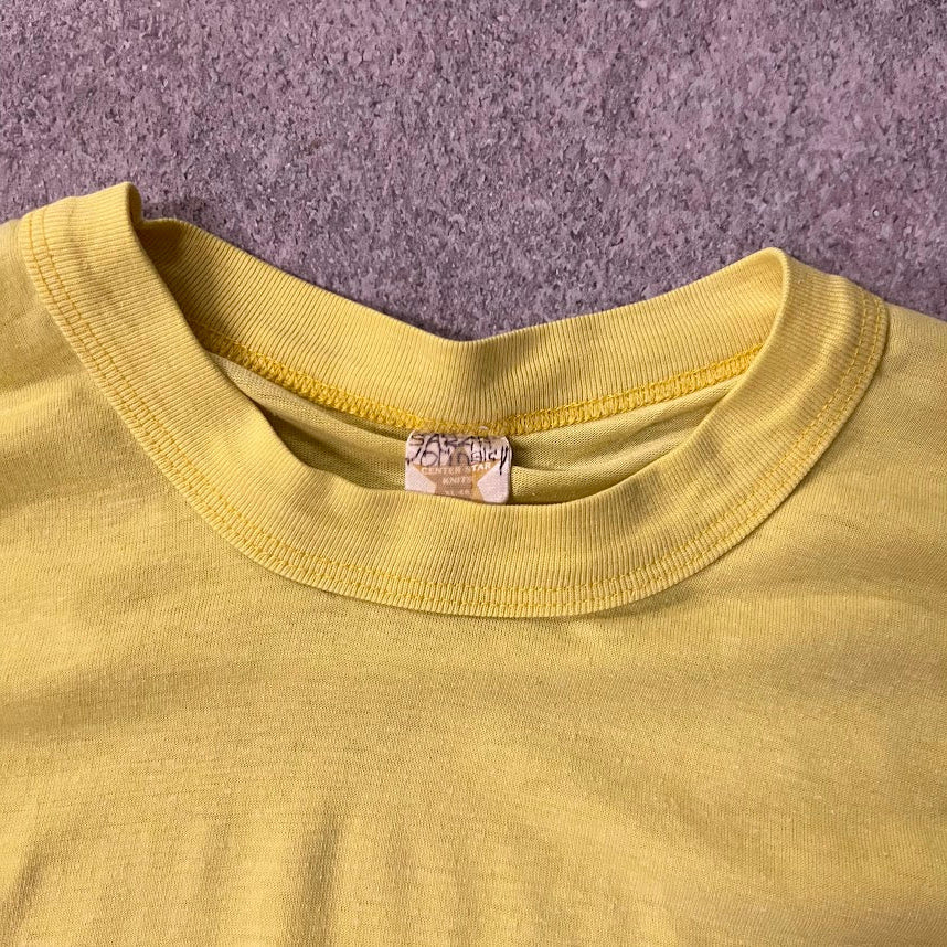 80s Cheerios Cereal T-Shirt Yellow Center Star XL Single Stitch Promo Tee