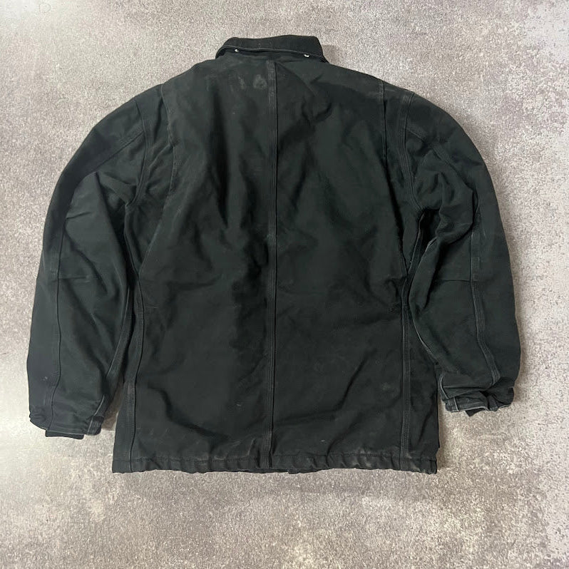 2010s Carhartt Terminix Embroidered Corduroy Collar Workwear Jacket M