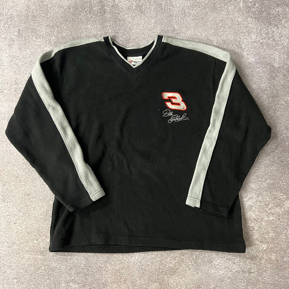 90s Dale Earnhardt NASCAR Competitor Embroidered Fleece Crewneck XL