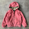 Modern Carhartt Kids Fleece Workwear Outdoor Pink Jacket XXS