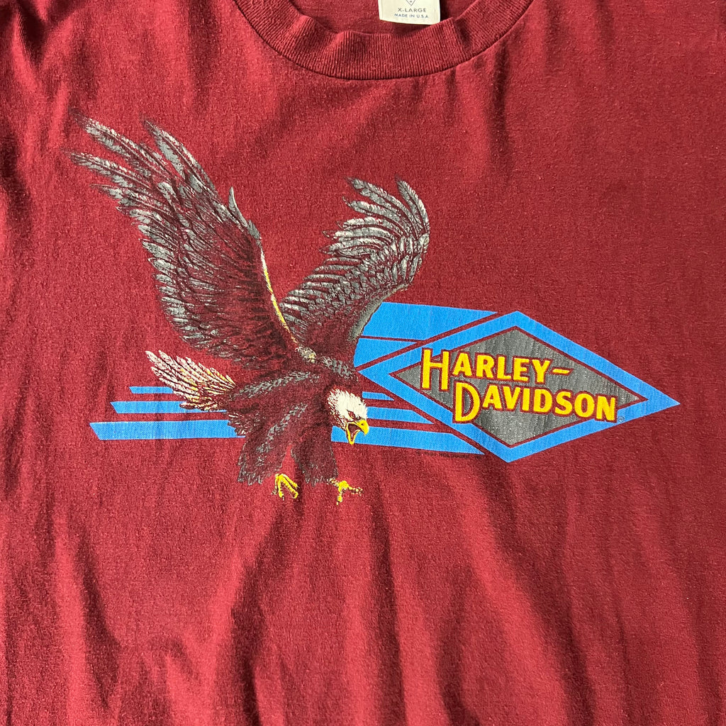 90s Holoubek Brand Charlotte, North Carolina Red Worn In Tee XL
