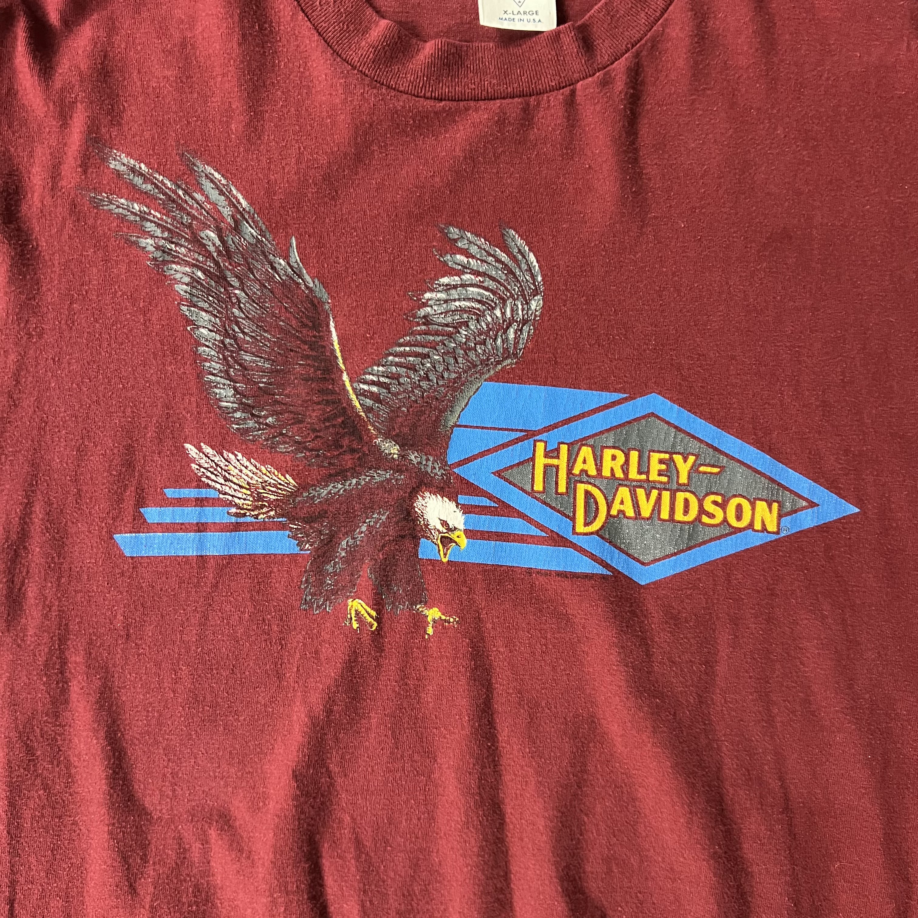 90s Holoubek Brand Charlotte, North Carolina Red Worn In Tee XL