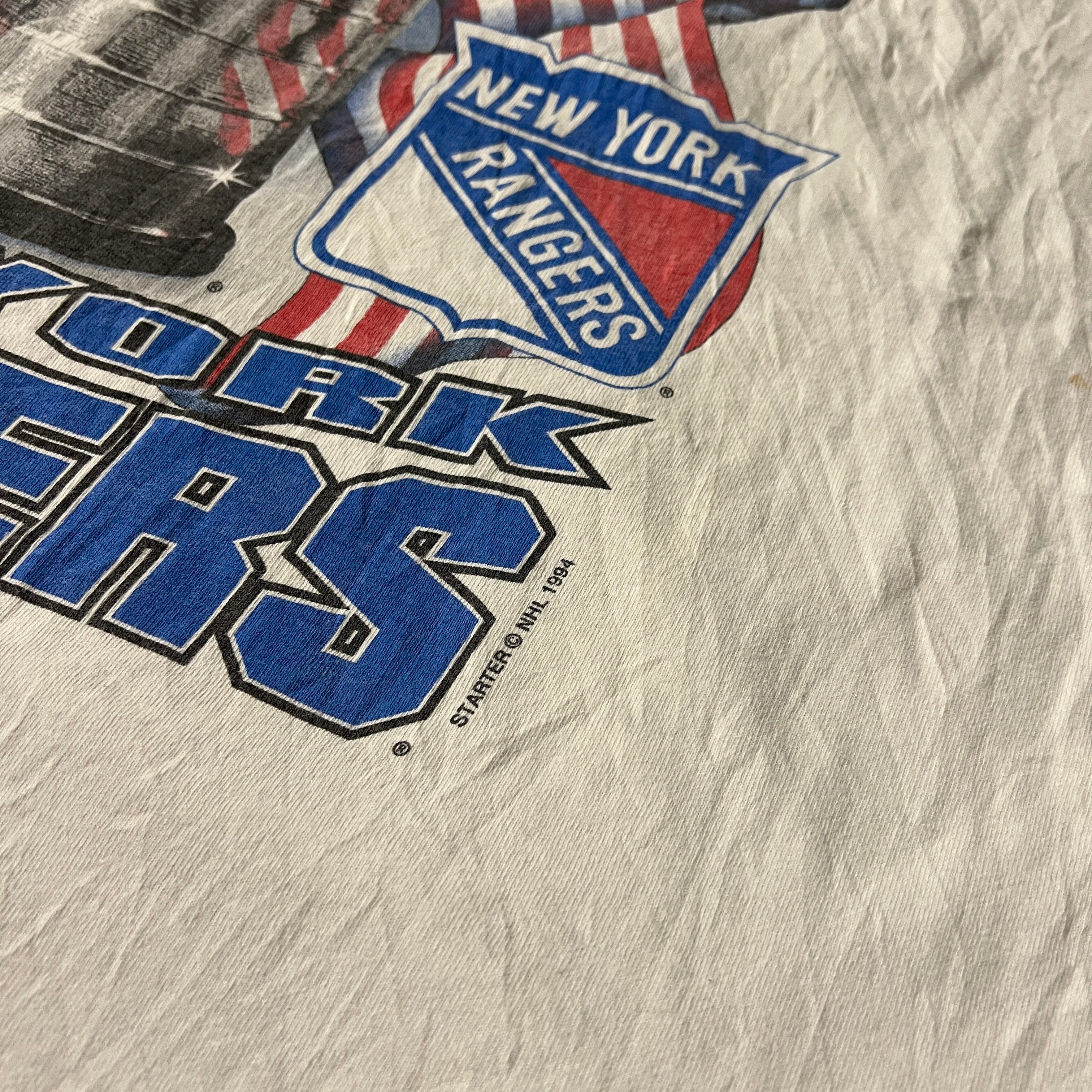 90s New York Rangers Tultex Tee XL