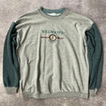 90s Willimantic Connecticut Smile Embroidered Made in USA Crewneck XL