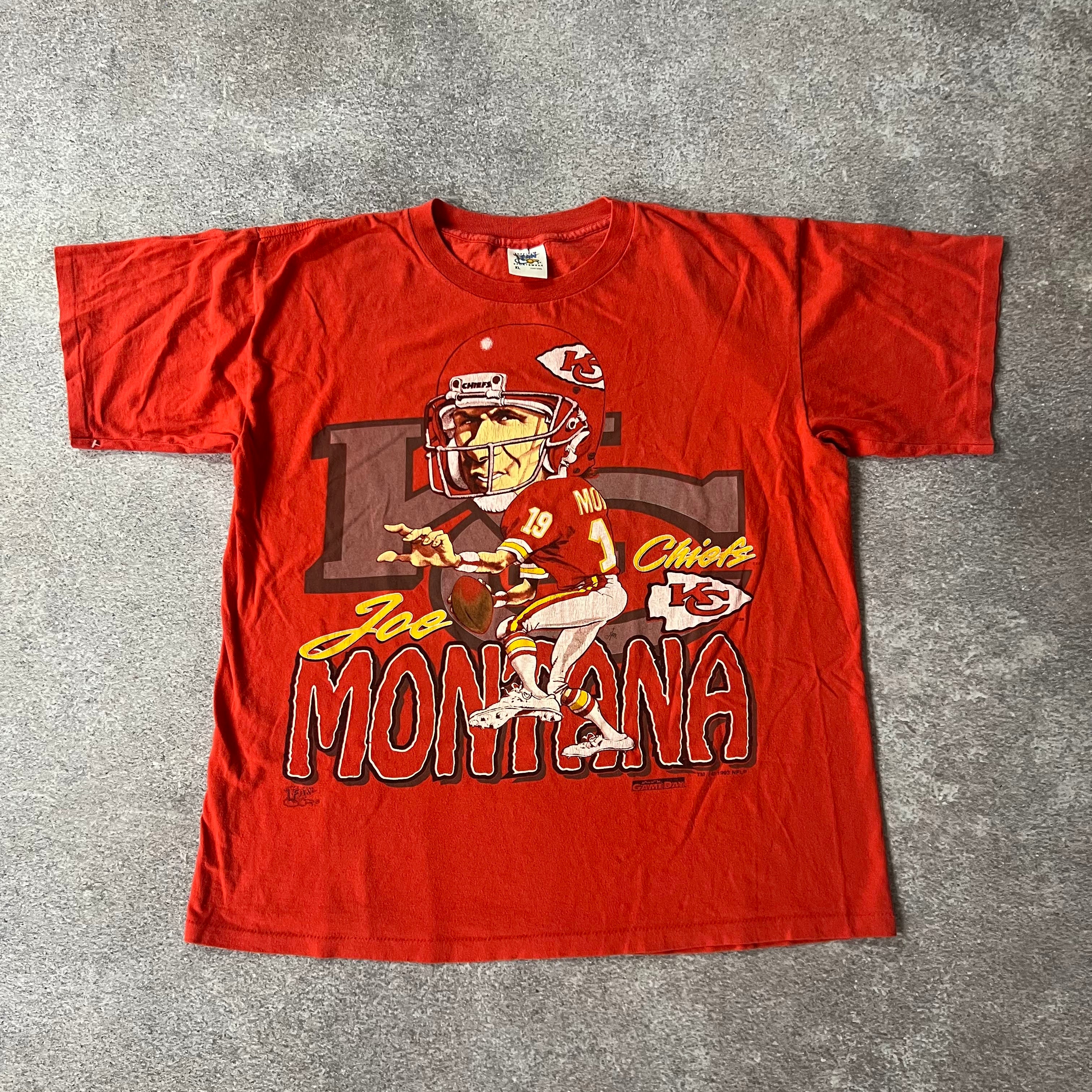 90s Kansas City Chiefs Official Fan Sportswear Big Logo Single Stitch Tee XL
