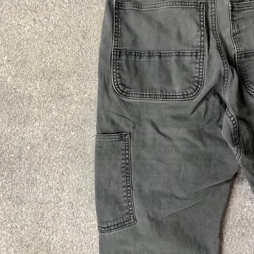 Modern Carhartt Workwear Faded Relaxed Gray Streetwear Pants 31x32