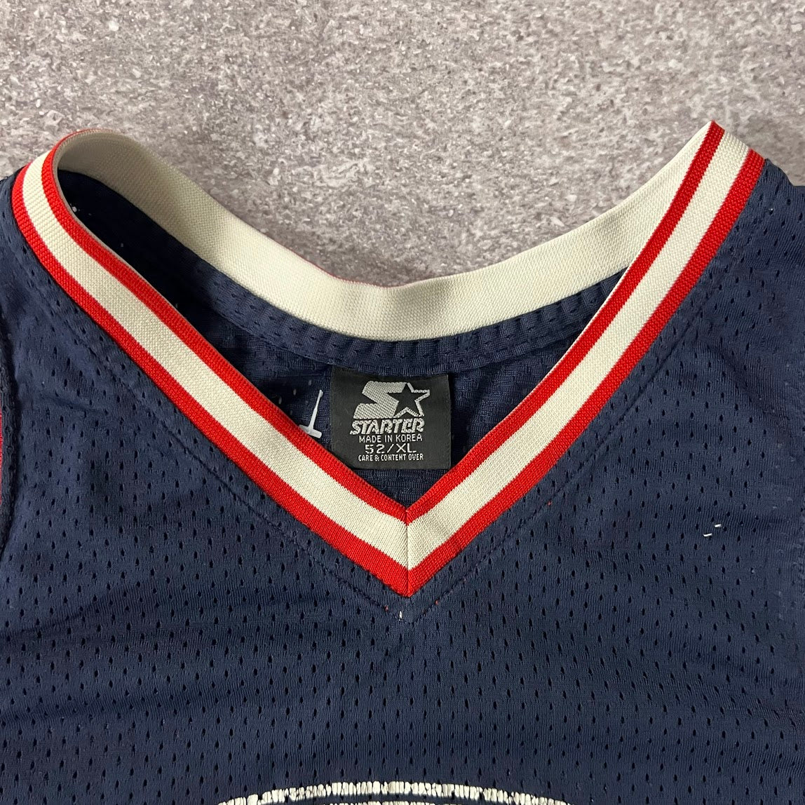 90s Starter Blue Back Graphic Jersey XL