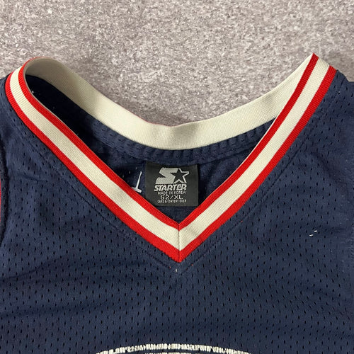 90s Starter Blue Back Graphic Jersey XL