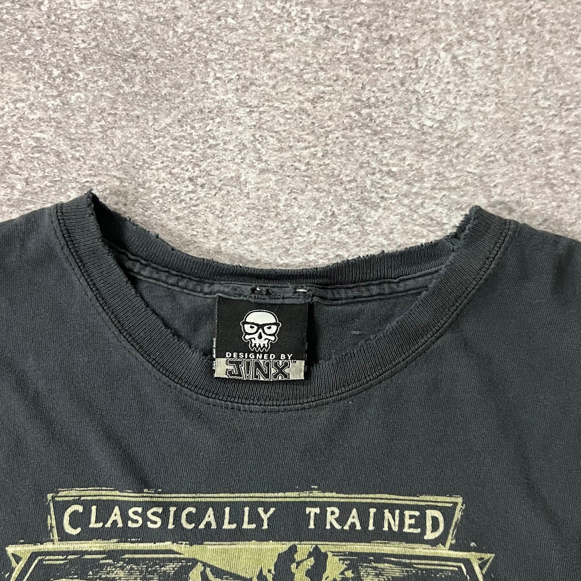 Y2K Blizzard Entertainment Back Graphic Faded Tee L