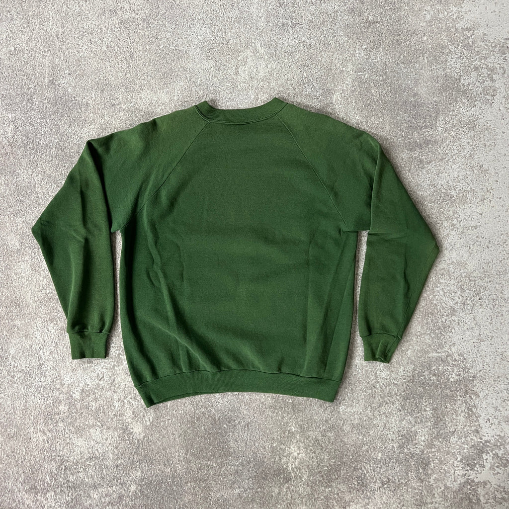 90s Elite Sportswear Products, Inc. College Cracked Print Crewneck M