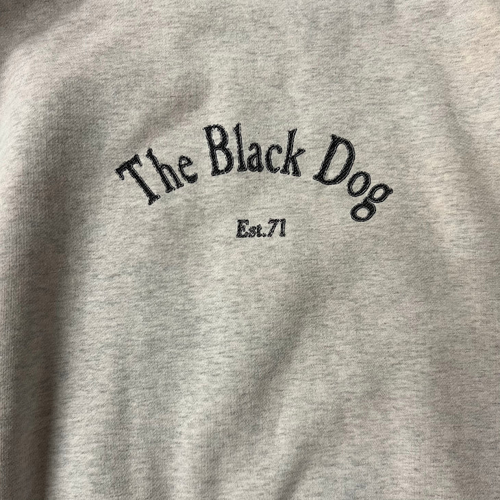 80s The Black Dog Big Logo Back Graphic Vintage Crewneck Sweatshirt L