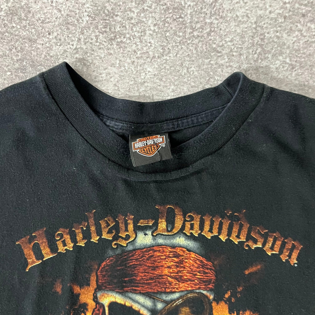 Y2K Harley Davidson Florida Worn In Tee XXL