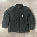 2010s Carhartt Terminix Embroidered Corduroy Collar Workwear Jacket M