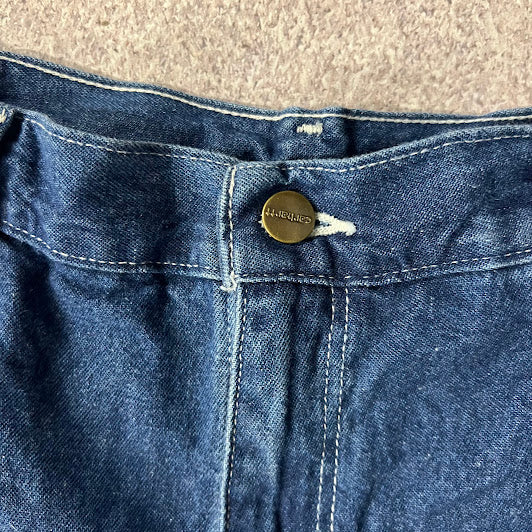 2010s Carhartt Workwear Vintage Blue Pants 34x30