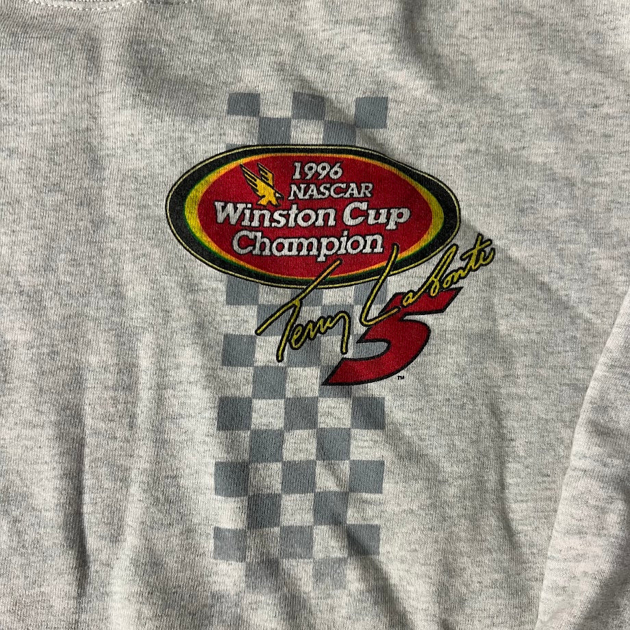90s Terry Labonte NASCAR Fruit of the Loom Big Logo Crewneck Sweatshirt XL