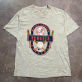 90s New York Yankees MLB Hanes Big Logo Single Stitch Faded Vintage Tee XL