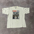 90s Real Madrid Flag Big Logo Tee L
