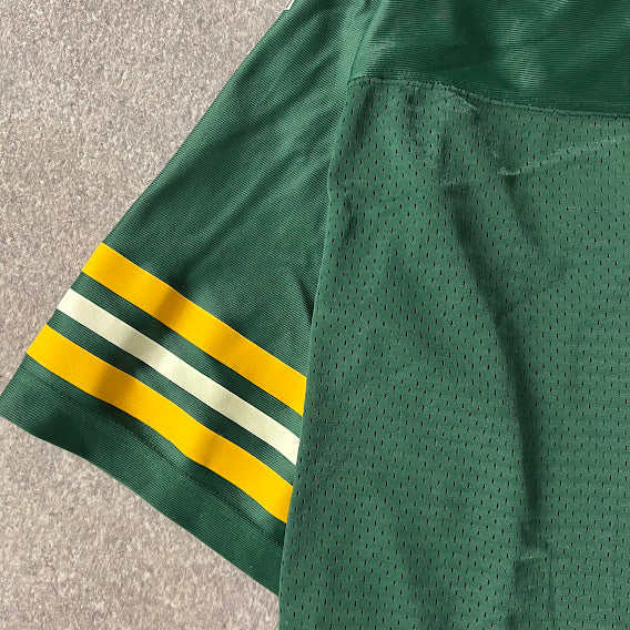 Y2K Brett Favre Green Bay Packers NFL Starter Cracked Print Jersey XL