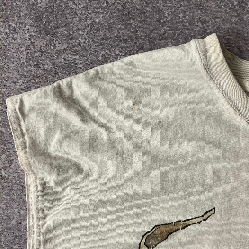 90s Harley Davidson Delaware White Distressed Tee XL