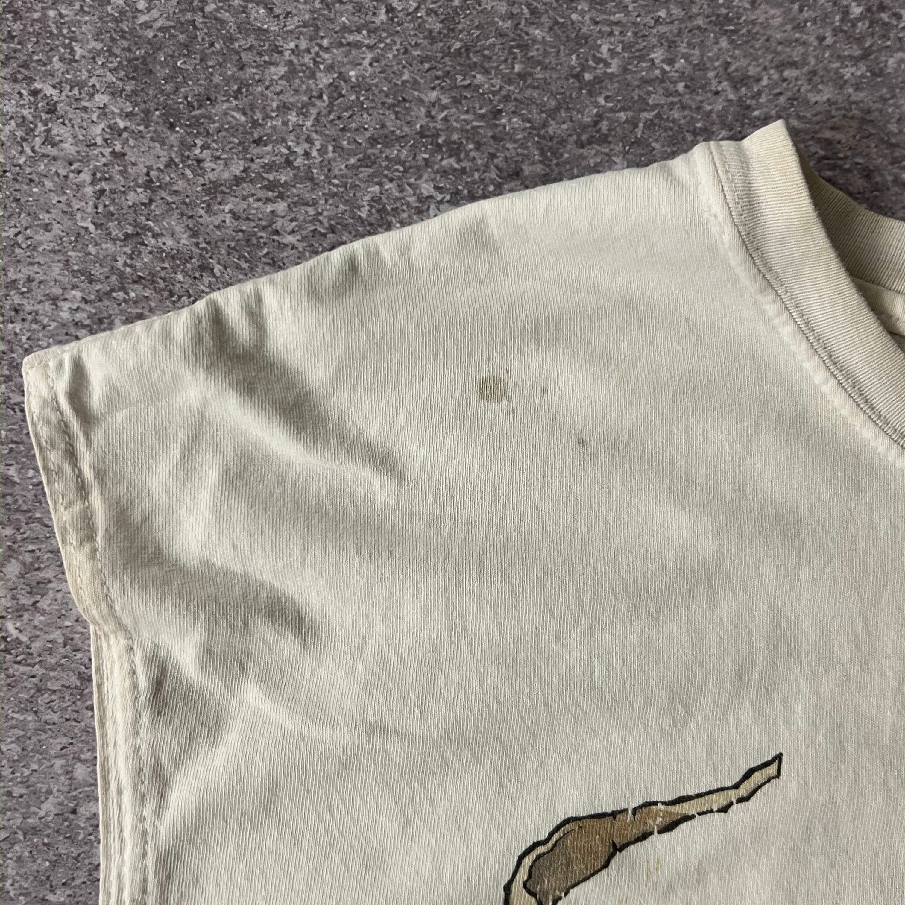 90s Harley Davidson Delaware White Distressed Tee XL