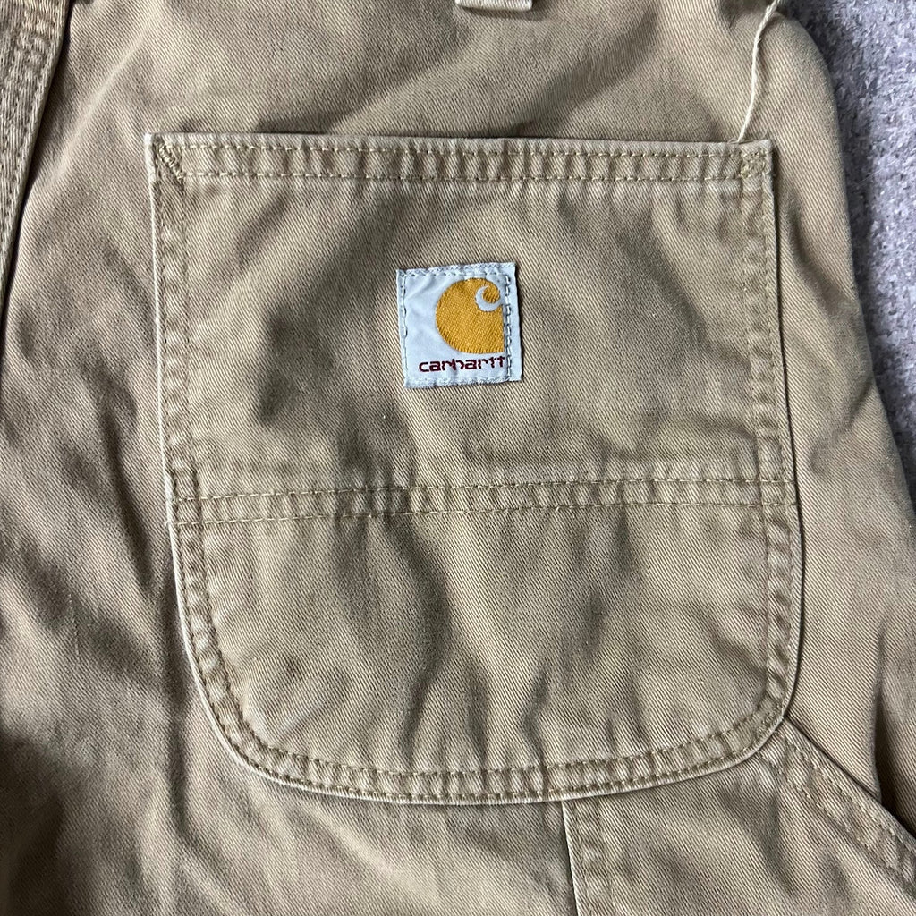 Modern Carhartt Workwear Relaxed Tan Streetwear Pants 34x32