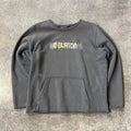Y2K Burton Big Logo Embroidered Distressed Vintage Crewneck Sweatshirt M