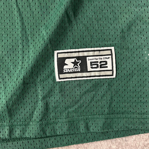 Y2K Brett Favre Green Bay Packers NFL Starter Cracked Print Jersey XL