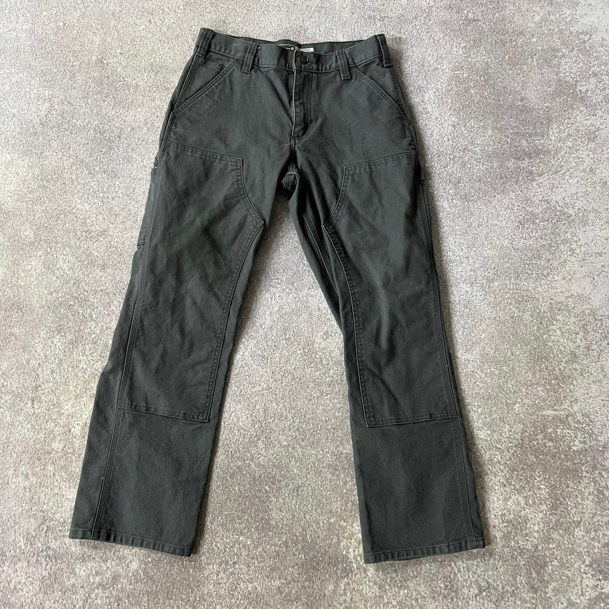 Modern Carhartt Workwear Faded Relaxed Gray Streetwear Pants 31x30