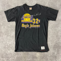 80s Los Angeles Lakers Nutmeg Mills All Over Print Tee XL