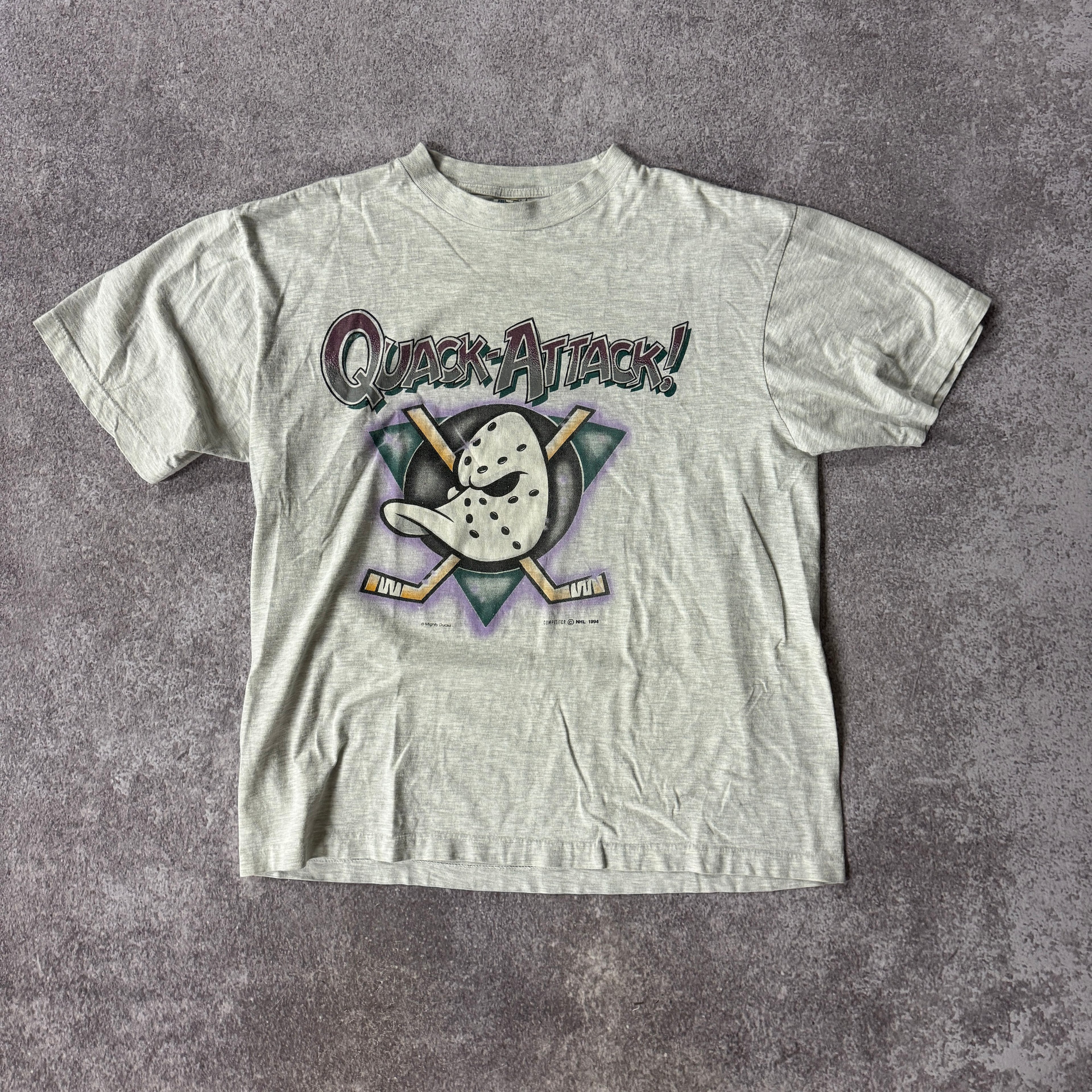 90s Anaheim Ducks Competitor All Over Print Tee XL