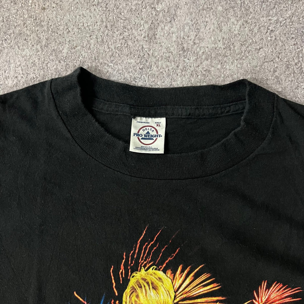2002 Dolly Parton Dollywood Fireworks Shirt XL Delta Tour Tee Y2K Screen Play