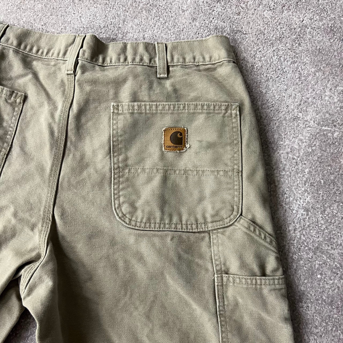 90s Carhartt Workwear Faded Regular Beige Vintage Pants 34x30