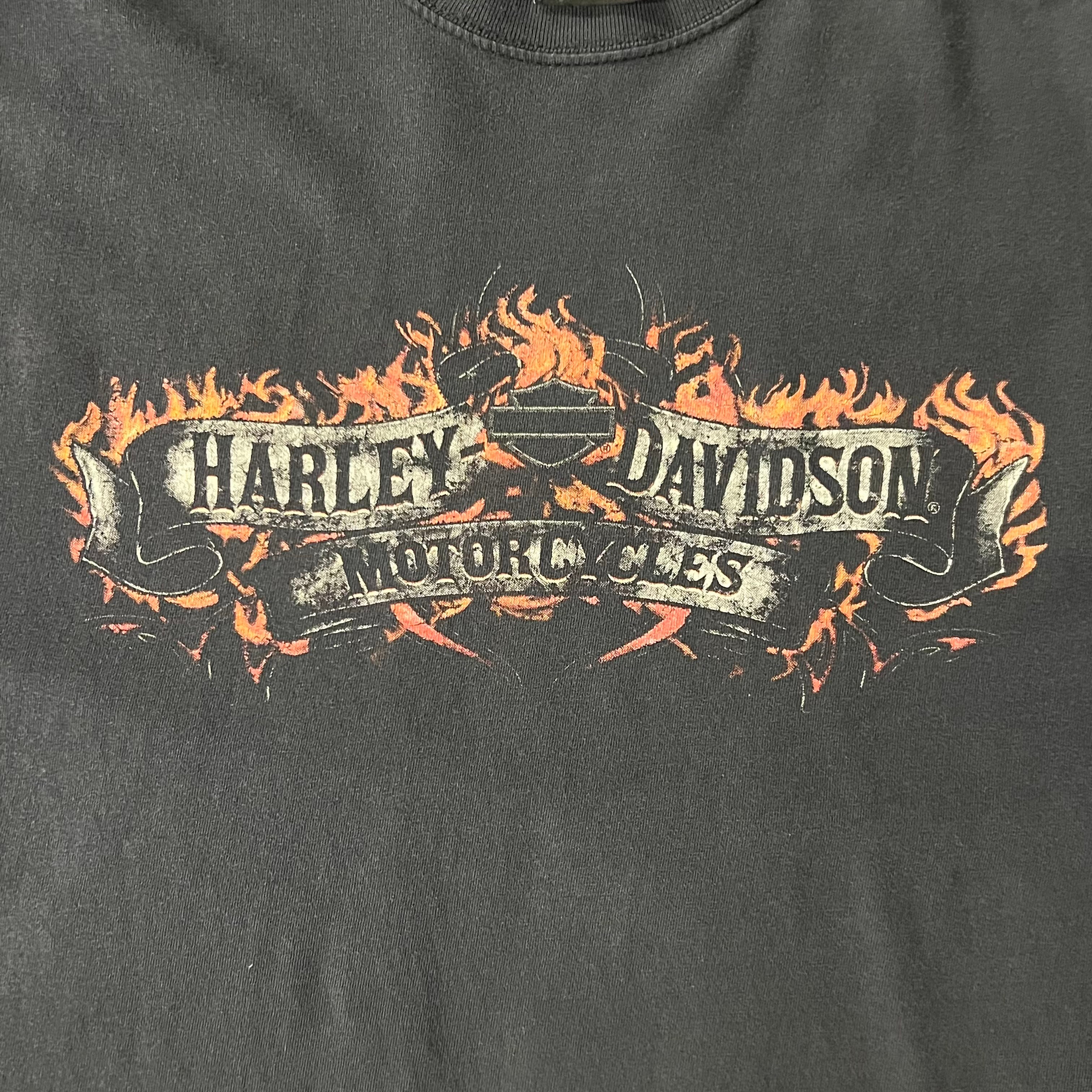 Y2K Harley Davidson Back Graphic Tee XXL