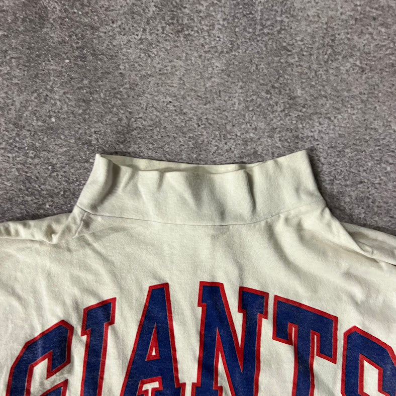 90s New York Giants NFL Nutmeg Mills Faded Long Sleeve Vintage Tee XL