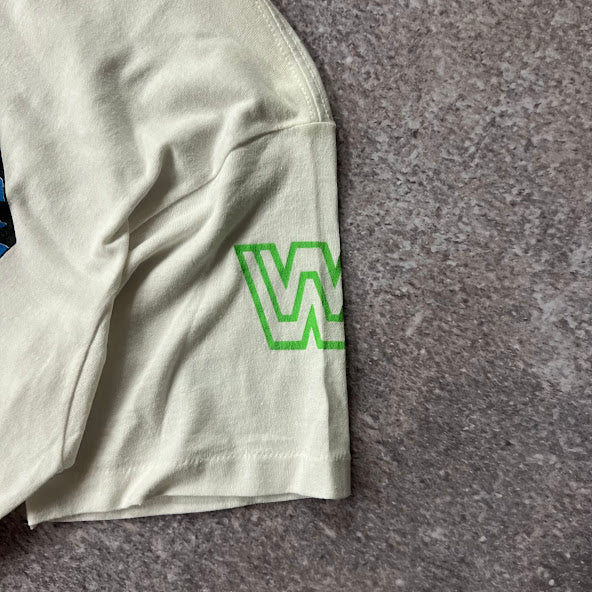 80s Ultimate Warrior WWF Big Logo Single Stitch Wrestling Tee M