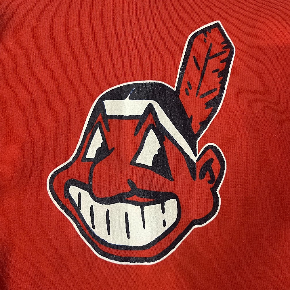 80s Cleveland Indians MLB Official Fan Big Logo Vintage Crewneck L