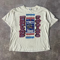 Y2K New England Patriots NFL Starter Big Logo Cracked Print Tee XL