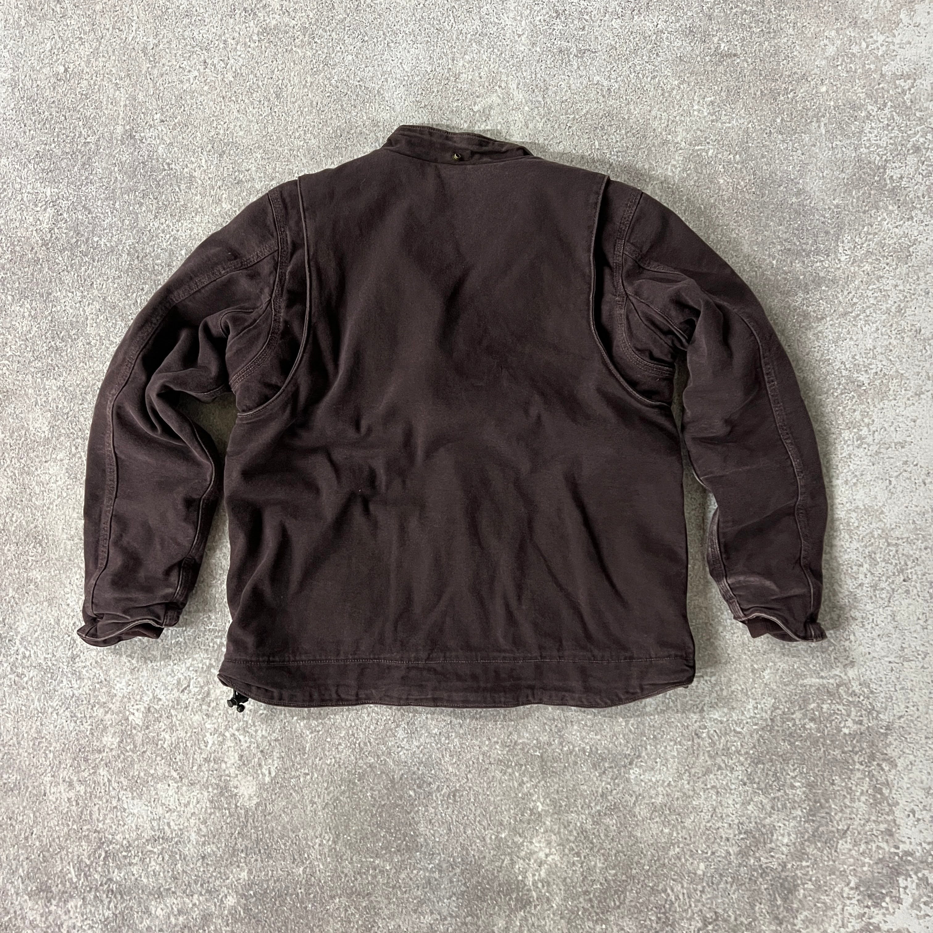 2010s Carhartt Full Swing Caldwell Jacket Purple Worn In L