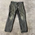 Modern Carhartt Workwear Faded Distressed Gray Pants 32x30