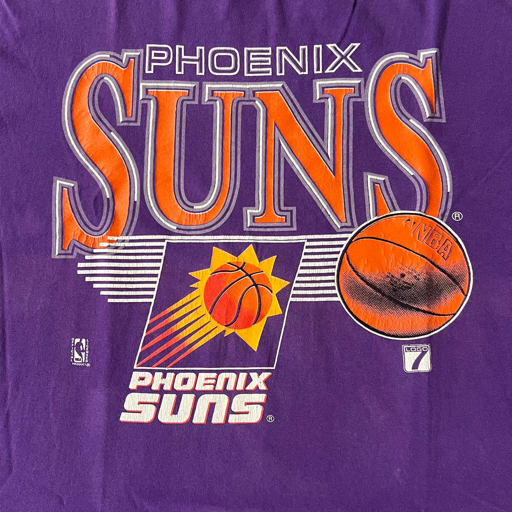 90s Phoenix Suns Logo 7 Big Logo Single Stitch Tee XL
