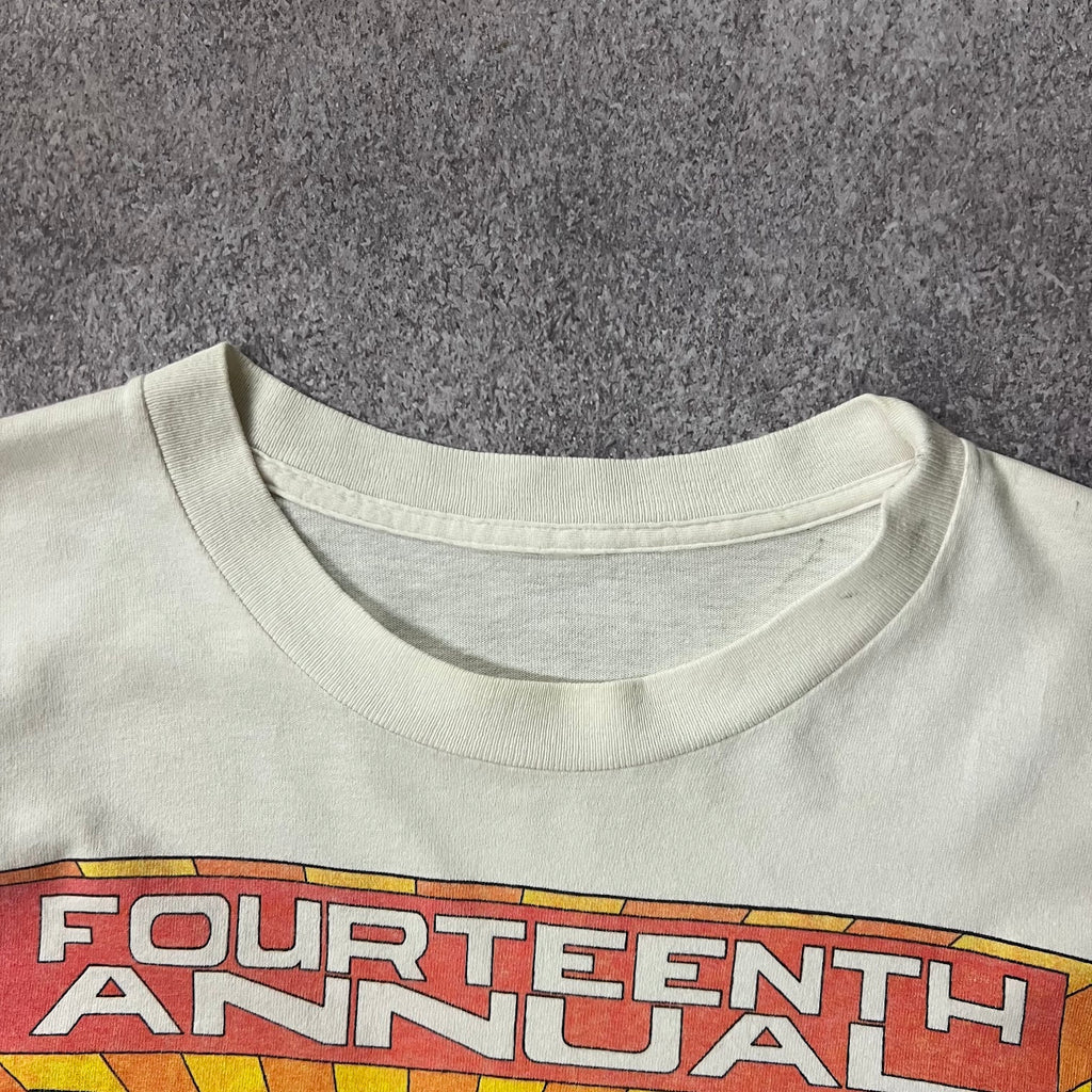 90s Graphic Faded Double Stitch Vintage Streetwear Tee L