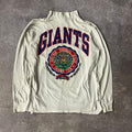 90s New York Giants NFL Nutmeg Mills Faded Long Sleeve Vintage Tee XL