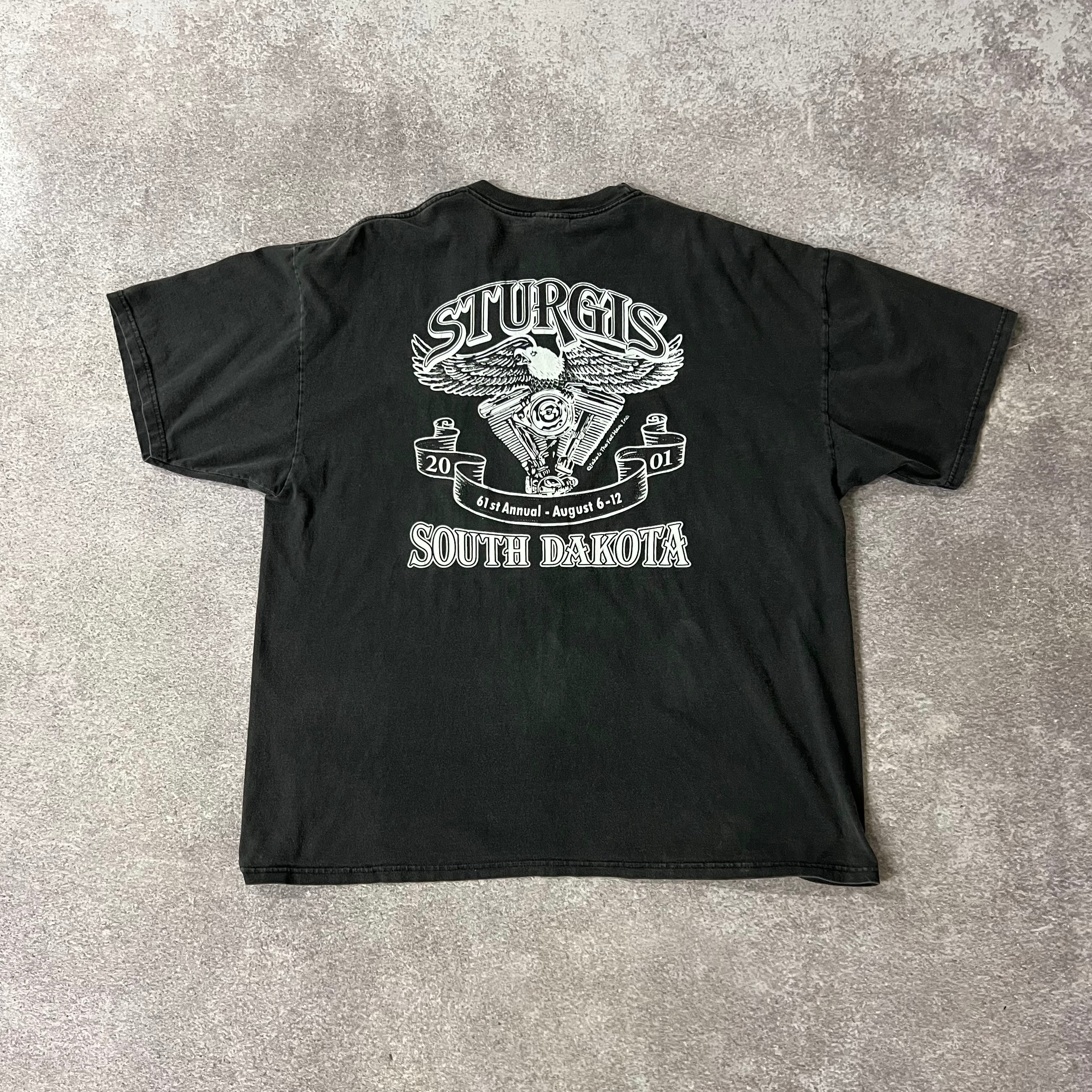 Y2K Port and Company South Dakota Worn In Tee XXL