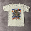 90s Detroit Pistons Back 2 Back NBA Champions Salem Sportswear Single Stitch Tee L